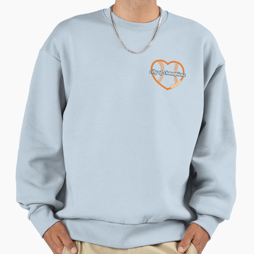 Houston City Champoins Sweatshirt - Minimalist Print Unisex - T-Shirt, Sweatshirt, Hoodie