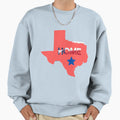 Pure Texan I Love Texas Sweatshirt - Casual Everyday Wear Unisex - T-Shirt, Sweatshirt, Hoodie