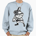 Brooklyn Baseball Hit Home Run Urban Sweatshirt - Trendy Graphic for Adults - T-Shirt, Sweatshirt, Hoodie