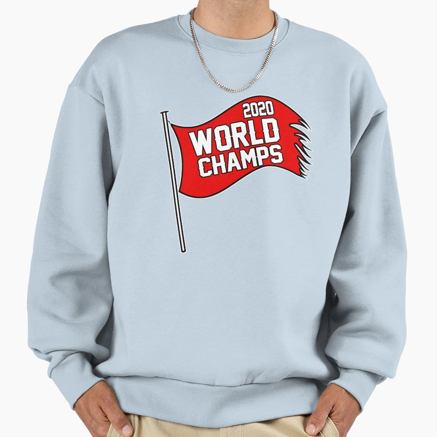 2020 World Champions Tampa Bay Football T-Shirt - Minimalist Print Unisex - T-Shirt, Sweatshirt, Hoodie