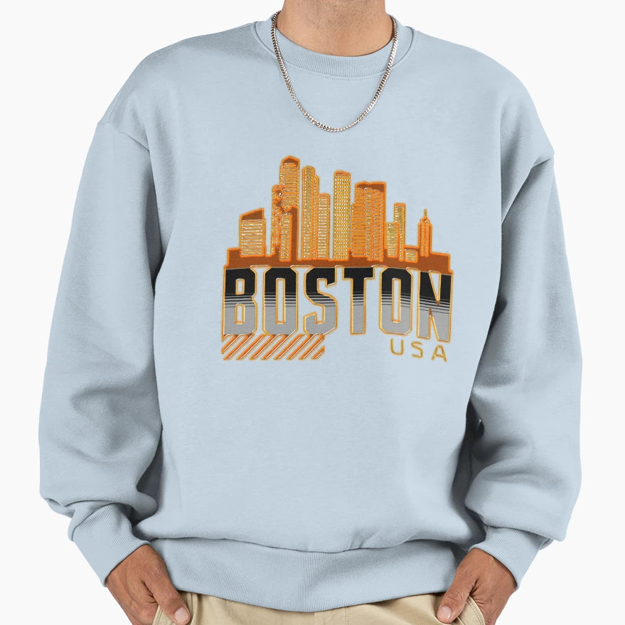 Boston Sweatshirt - Unique Graphic Men Women - T-Shirt, Sweatshirt, Hoodie