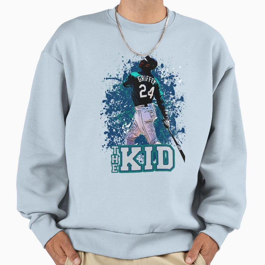 Ken Grifey Jr 24 Sweatshirt - Aesthetic Graphic Men Women - T-Shirt, Sweatshirt, Hoodie
