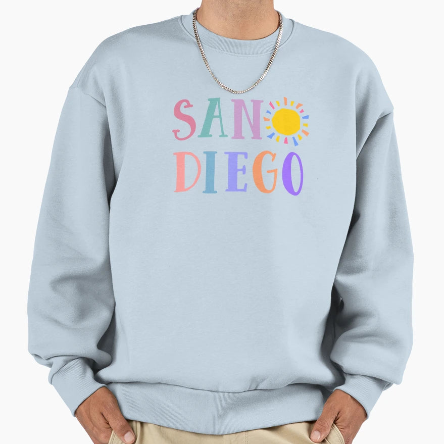 San Diego Sweatshirt - Aesthetic Graphic Men Women - T-Shirt, Sweatshirt, Hoodie