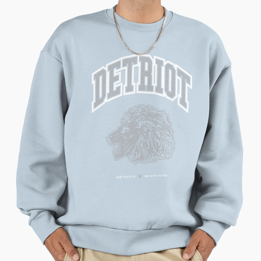 Detroit 313 Football Dark Sweatshirt - Graphic Print for Adults - T-Shirt, Sweatshirt, Hoodie