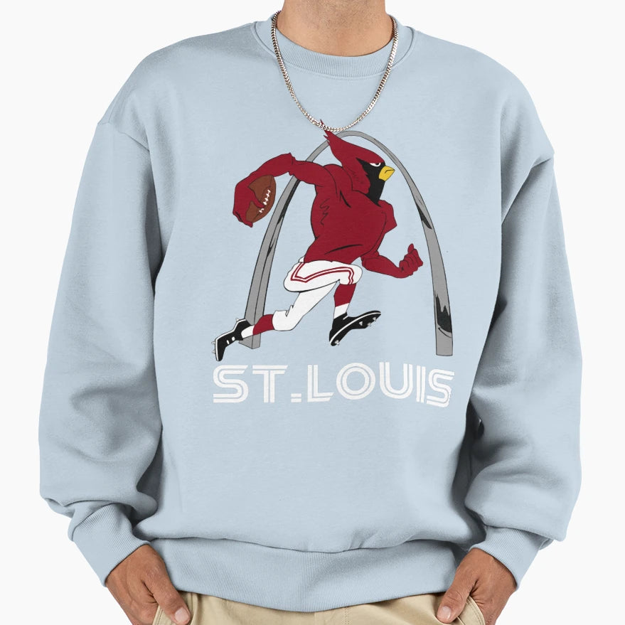 Big Red Throwback Sweatshirt - Novelty Apparel Men Women - T-Shirt, Sweatshirt, Hoodie