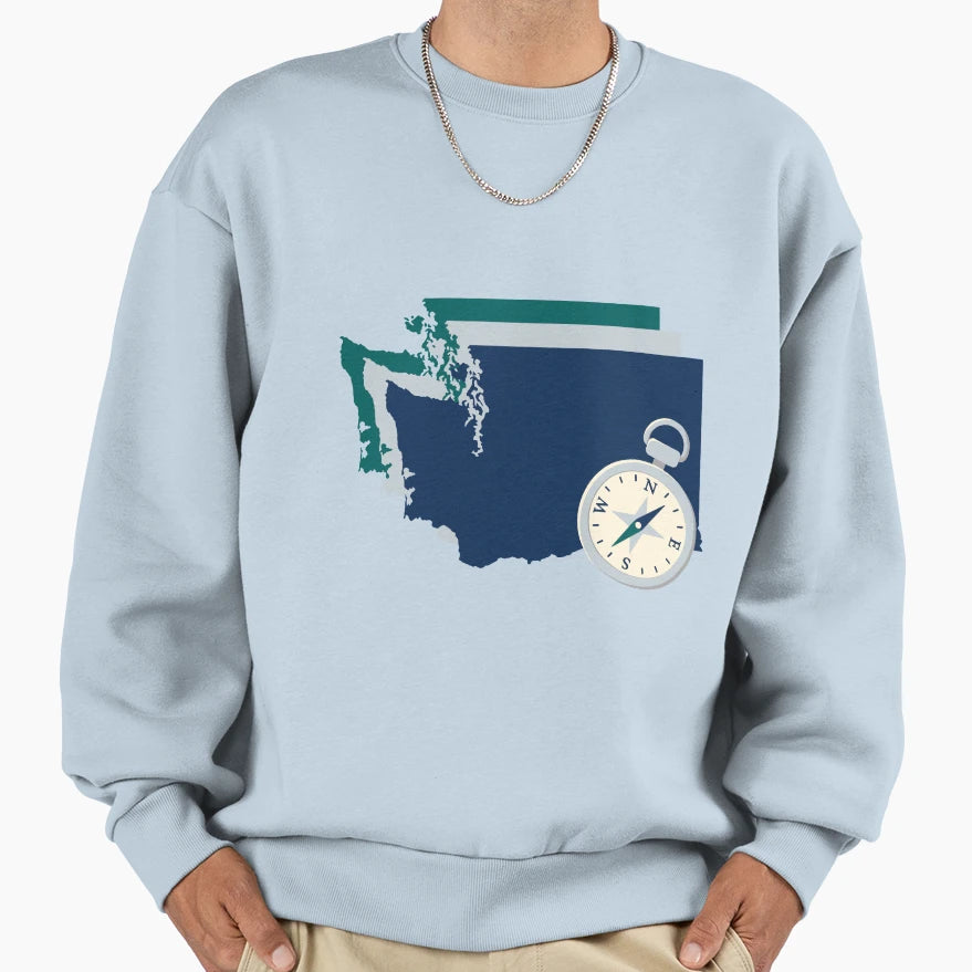 Washington Border Mariners Sweatshirt - Unique Graphic for Adults - T-Shirt, Sweatshirt, Hoodie