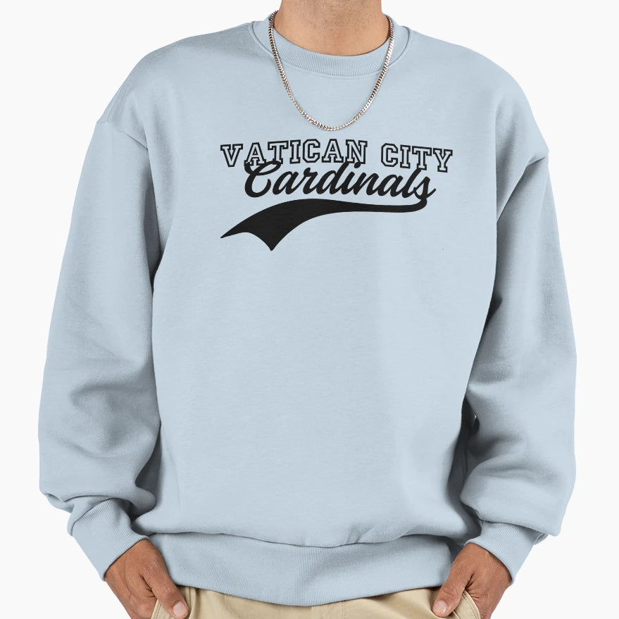 Vatican City Cardinals Baseball Sweatshirt - Unique Graphic for Adults - T-Shirt, Sweatshirt, Hoodie