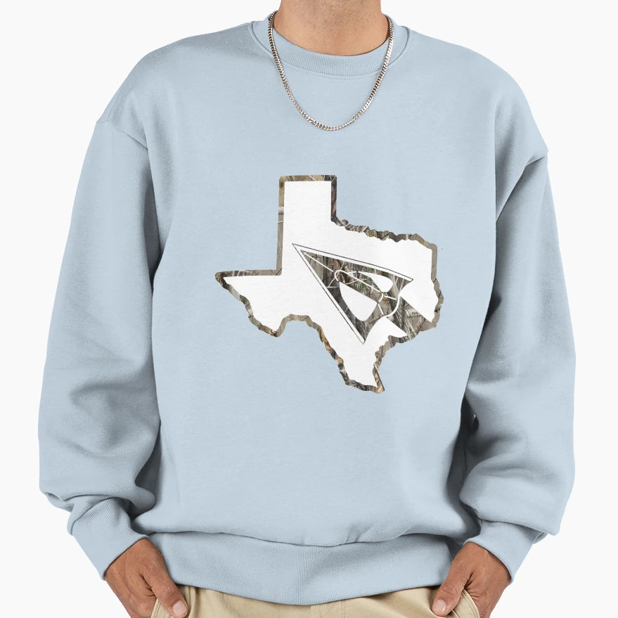 Bowhunt Texas White Sweatshirt - Unique Graphic Unisex - T-Shirt, Sweatshirt, Hoodie