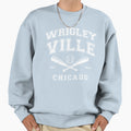 Wrigleyville Chicago Baseball Sweatshirt - Custom Art Print for Adults - T-Shirt, Sweatshirt, Hoodie