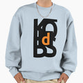 D Kobs Logo Blk Text Sweatshirt - Aesthetic Graphic Men Women - T-Shirt, Sweatshirt, Hoodie