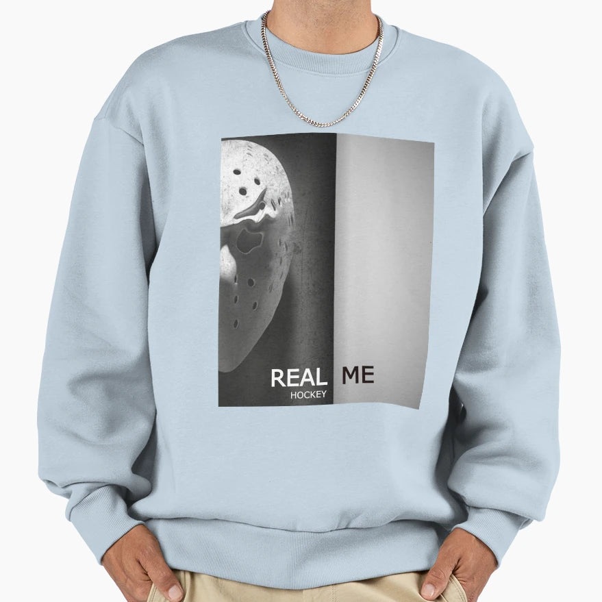 Ice Hockey Mask Goalie Sweatshirt - Casual Everyday Wear for Adults - T-Shirt, Sweatshirt, Hoodie