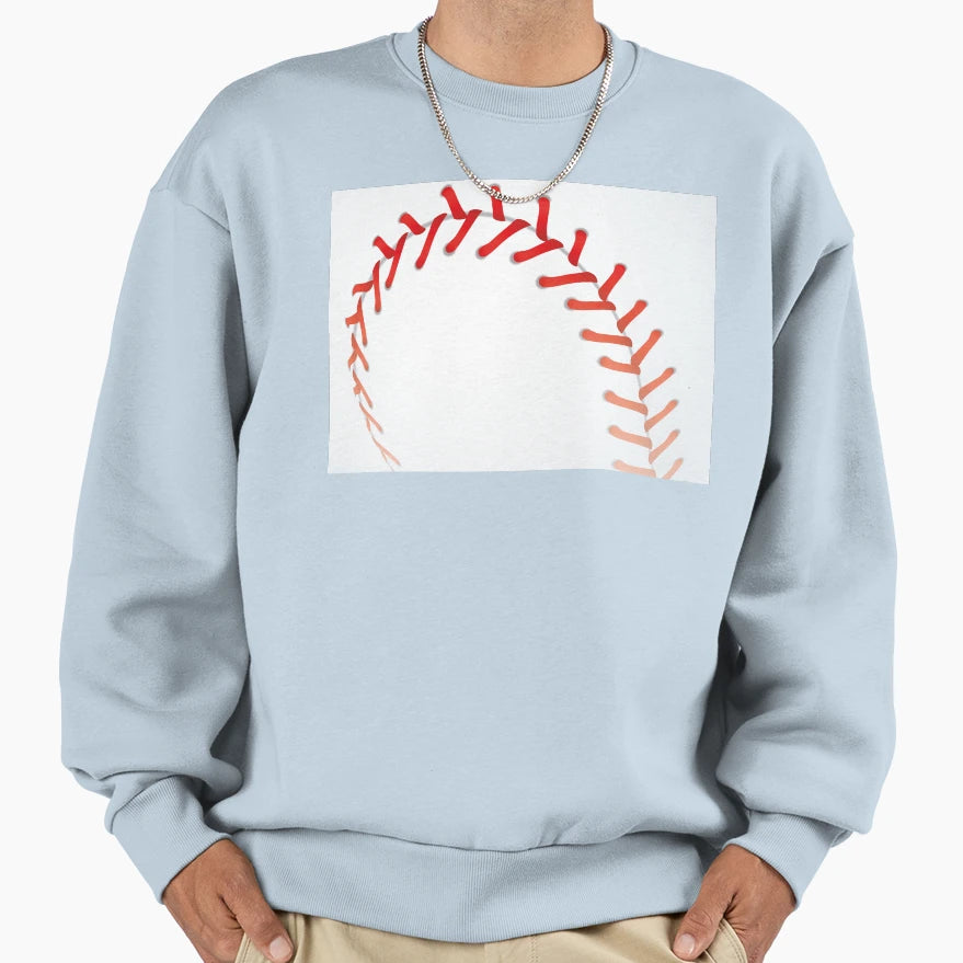 Baseball Art Sports Ball Texture Sweatshirt - Unique Graphic Unisex - T-Shirt, Sweatshirt, Hoodie