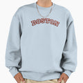 Boston Varsity Text Red Sweatshirt - Unique Graphic Unisex - T-Shirt, Sweatshirt, Hoodie