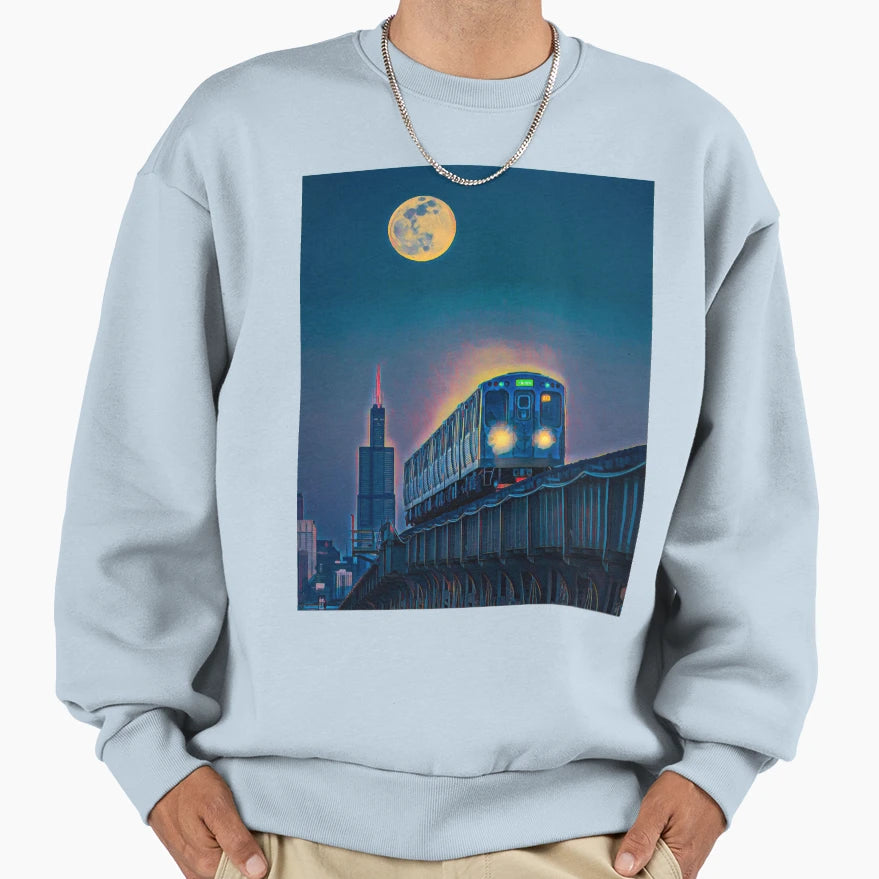 Chicago Sweatshirt - Aesthetic Graphic Unisex - T-Shirt, Sweatshirt, Hoodie