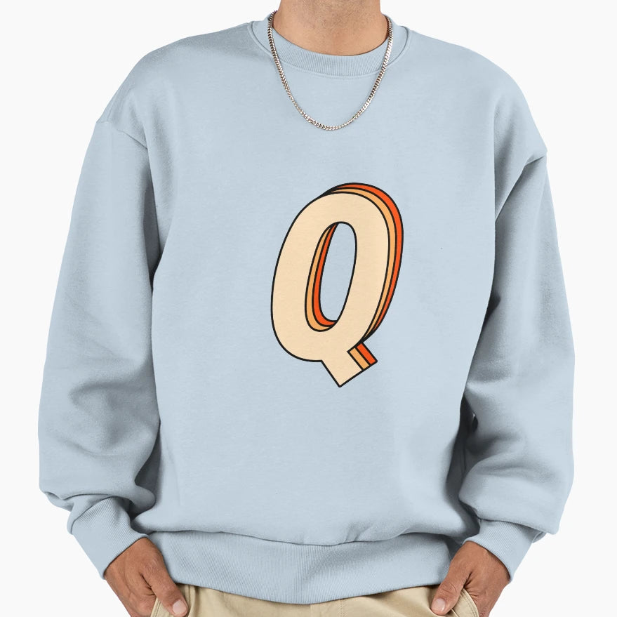 Orange Q Sweatshirt - Casual Everyday Wear Unisex - T-Shirt, Sweatshirt, Hoodie