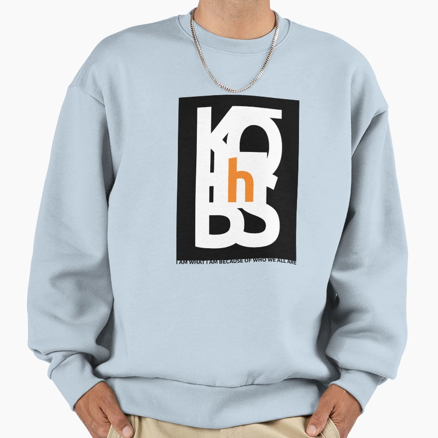 H Kobs Logo Black Sweatshirt - Custom Art Print for Adults - T-Shirt, Sweatshirt, Hoodie