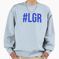 Lets Go Rangers Lgr Blue Sweatshirt - Minimalist Print for Adults - T-Shirt, Sweatshirt, Hoodie