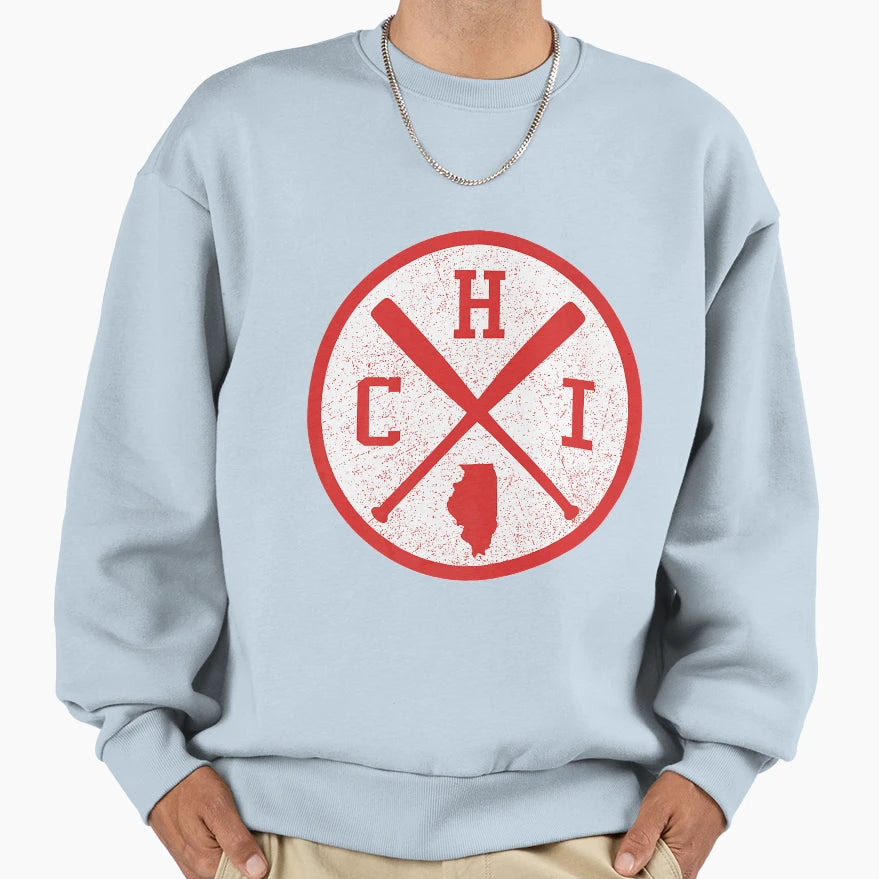 Chicago Baseball Fan Cub Gift Sweatshirt - Novelty Apparel Unisex - T-Shirt, Sweatshirt, Hoodie