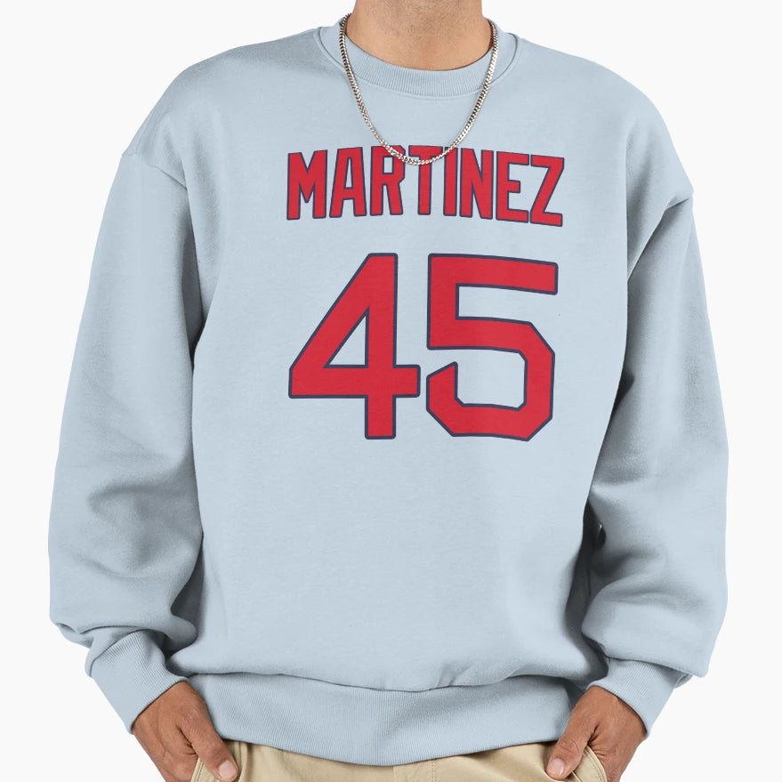 Pedro Martinez 45 Red Sox Sweatshirt - Minimalist Print Men Women - T-Shirt, Sweatshirt, Hoodie