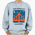 San Francisco Golden Gate Bridge Sweatshirt - Fun Novelty Design for Adults - T-Shirt, Sweatshirt, Hoodie