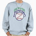 Denver Zephyrs Defunct Baseball Sweatshirt - Aesthetic Graphic Unisex - T-Shirt, Sweatshirt, Hoodie