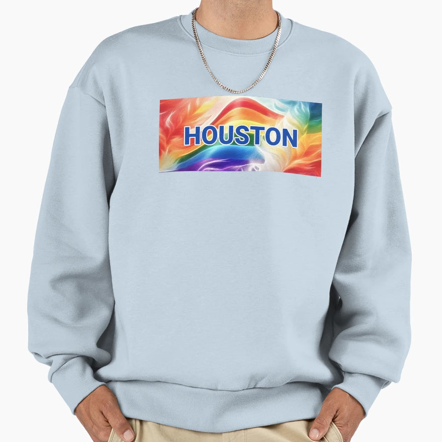 Houston Gay Pride Sweatshirt - Streetwear Style Unisex - T-Shirt, Sweatshirt, Hoodie