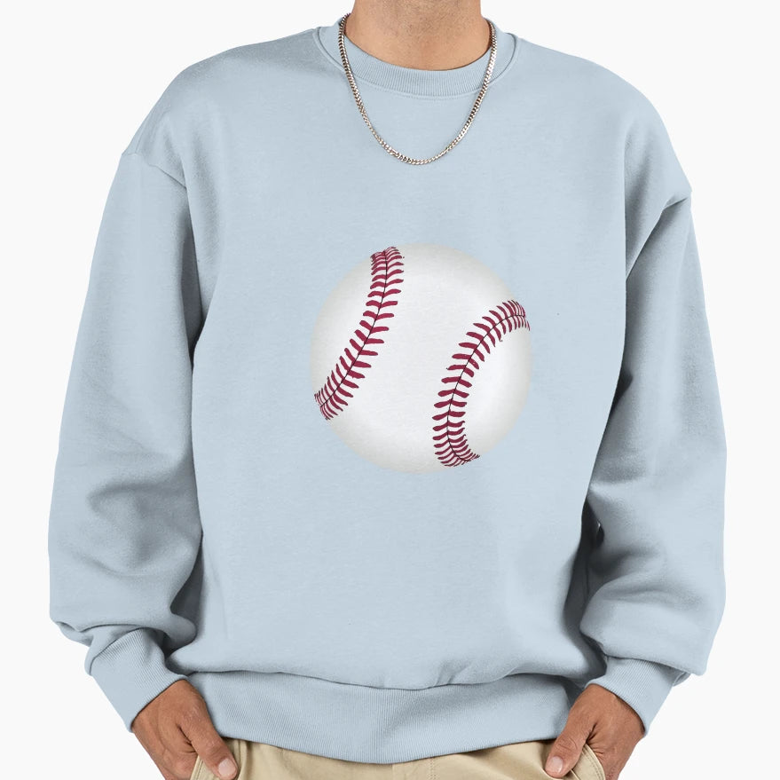 Baseball Sweatshirt - Casual Everyday Wear Men Women - T-Shirt, Sweatshirt, Hoodie