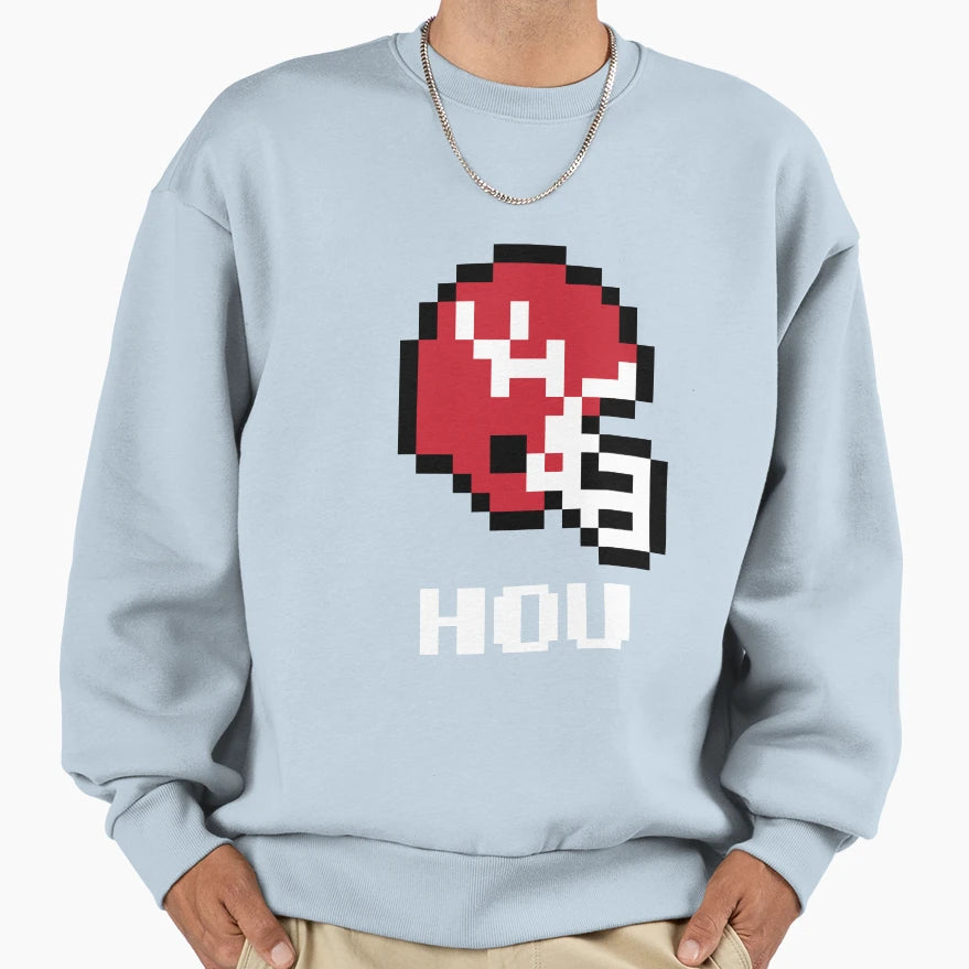 Houston Cougars Tecmo Super Bowl Sweatshirt - Unique Graphic for Adults - T-Shirt, Sweatshirt, Hoodie