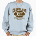 Cleveland Football Team 2 Sweatshirt - Custom Art Print for Adults - T-Shirt, Sweatshirt, Hoodie