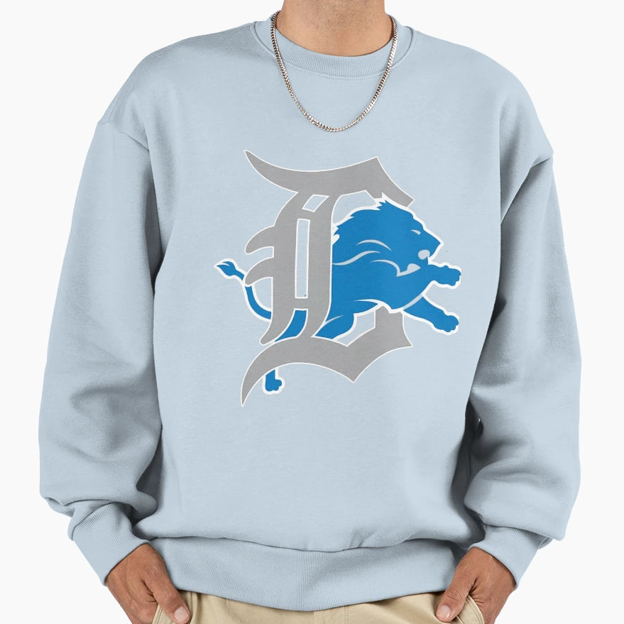 Football Detroit Lions Sweatshirt - Casual Everyday Wear for Adults - T-Shirt, Sweatshirt, Hoodie