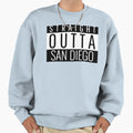 Straight Outta San Diego Sweatshirt - Minimalist Print Unisex - T-Shirt, Sweatshirt, Hoodie