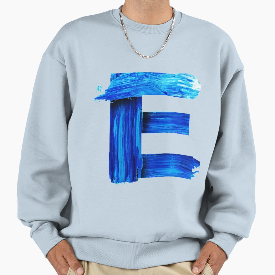 Letter E Sweatshirt - Aesthetic Graphic Unisex - T-Shirt, Sweatshirt, Hoodie