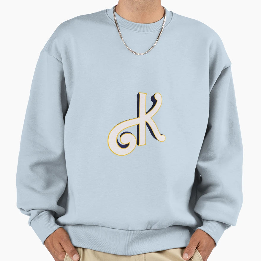 Kenough Initial Sweatshirt - Custom Art Print Men Women - T-Shirt, Sweatshirt, Hoodie