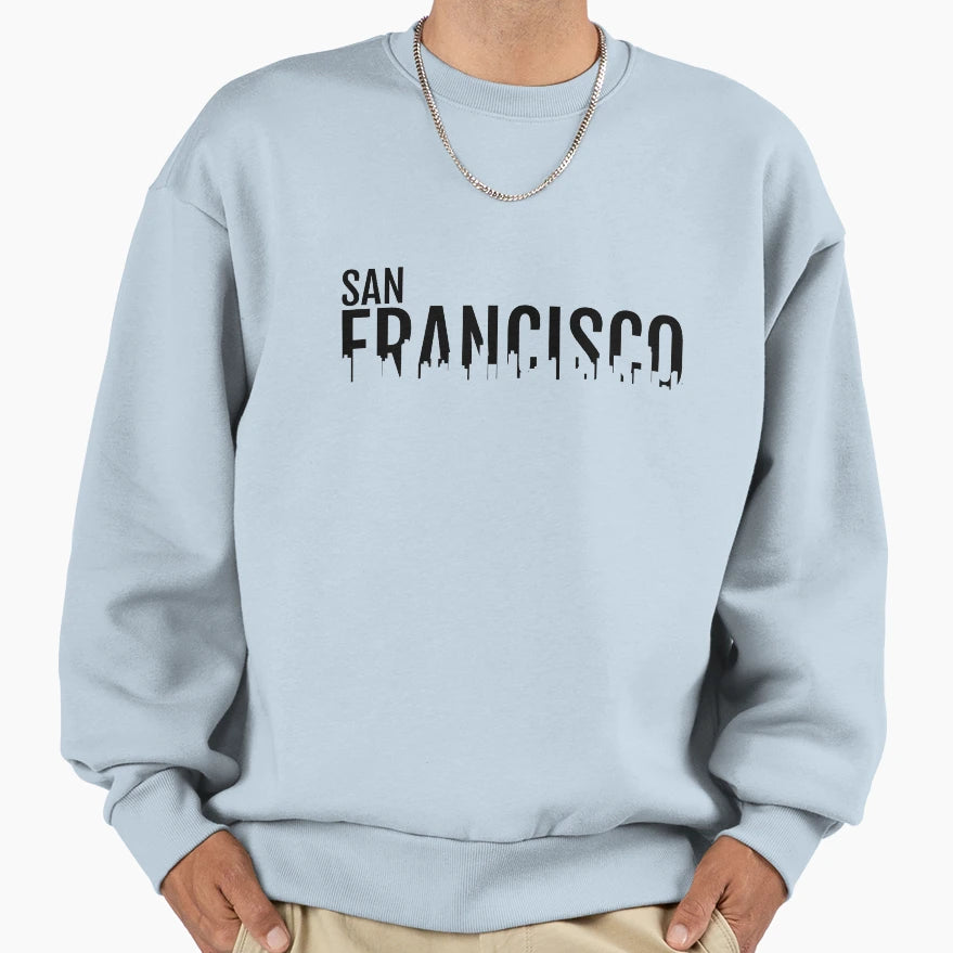 San Francisco Sweatshirt - Custom Art Print Unisex - T-Shirt, Sweatshirt, Hoodie