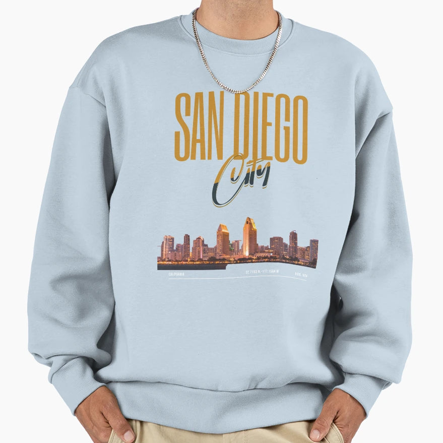 San Diego City Sweatshirt - Streetwear Style for Adults - T-Shirt, Sweatshirt, Hoodie