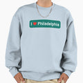 I Love Philadelphia Sweatshirt - Casual Everyday Wear Men Women - T-Shirt, Sweatshirt, Hoodie