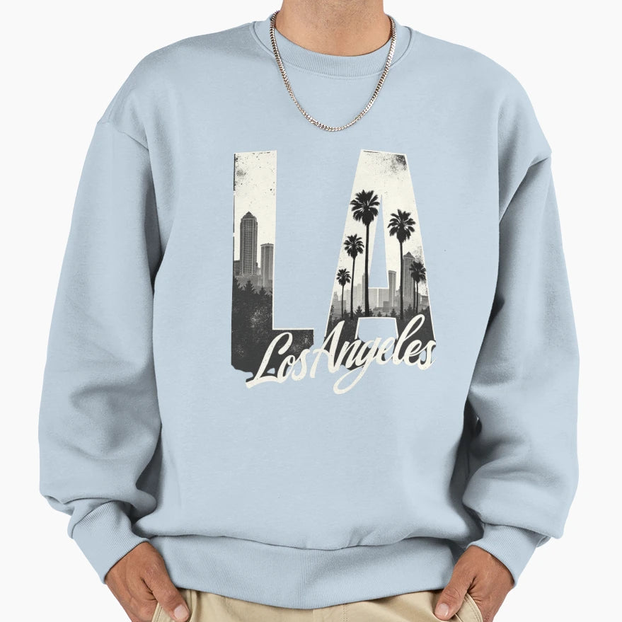 Los Angeles California Sweatshirt - Graphic Print Men Women - T-Shirt, Sweatshirt, Hoodie
