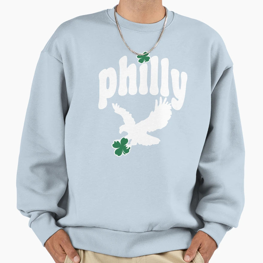 Philly St Patricks Day Sweatshirt - Fun Novelty Design for Adults - T-Shirt, Sweatshirt, Hoodie