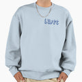 Leeds United Lufc Blue Lightning Logo Sweatshirt - Unique Graphic Men Women - T-Shirt, Sweatshirt, Hoodie