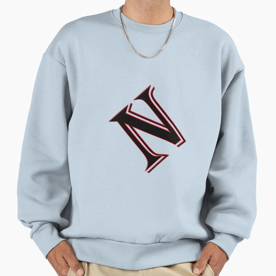 Alphabet N Sweatshirt - Streetwear Style Unisex - T-Shirt, Sweatshirt, Hoodie