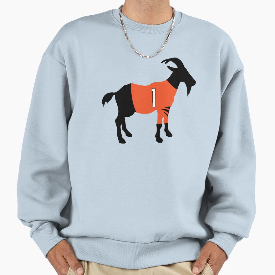 Jamarr Chase Goat Sweatshirt - Novelty Apparel Men Women - T-Shirt, Sweatshirt, Hoodie