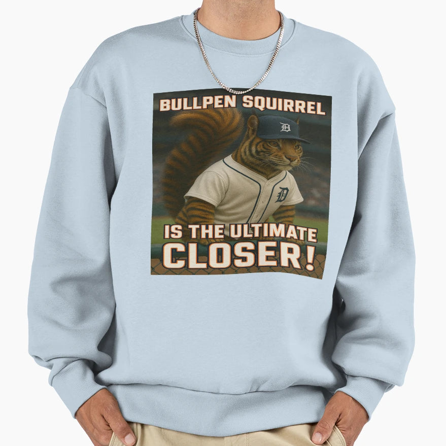 Bullpen Squirrel Sweatshirt - Aesthetic Graphic for Adults - T-Shirt, Sweatshirt, Hoodie