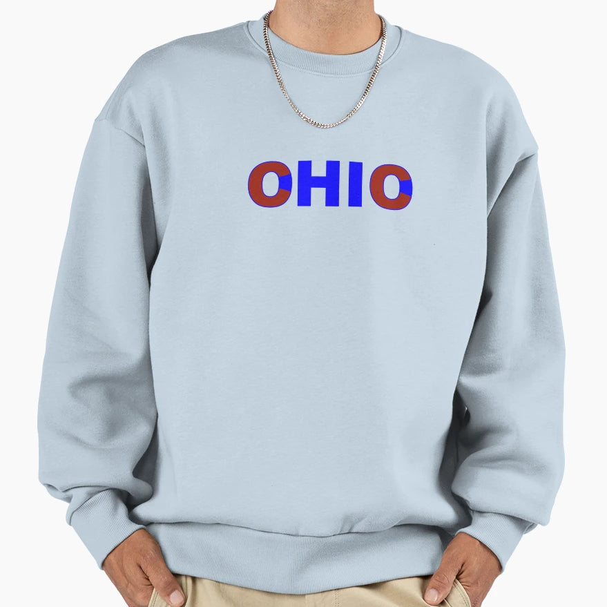 Chic Ohio Sweatshirt - Unique Graphic for Adults - T-Shirt, Sweatshirt, Hoodie