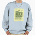 Luggage Tag C Cle Cleveland Usa Sweatshirt - Aesthetic Graphic Men Women - T-Shirt, Sweatshirt, Hoodie