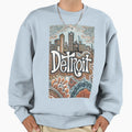 Detroit City Whimsical Typography Sweatshirt - Unique Graphic for Adults - T-Shirt, Sweatshirt, Hoodie