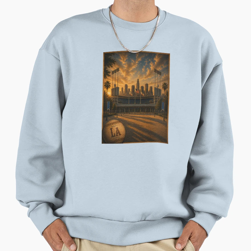 Los Angeles Baseball Haven Sweatshirt - Minimalist Print Men Women - T-Shirt, Sweatshirt, Hoodie