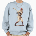 Baseball Player Sweatshirt - Aesthetic Graphic Men Women - T-Shirt, Sweatshirt, Hoodie
