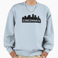 Cincinnati Skyline Sweatshirt - Minimalist Print Unisex - T-Shirt, Sweatshirt, Hoodie