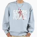 Florida Gator Baseball Sweatshirt - Graphic Print Unisex - T-Shirt, Sweatshirt, Hoodie