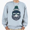 Seattle Football Mascot Seahawks Sweatshirt - Novelty Apparel for Adults - T-Shirt, Sweatshirt, Hoodie